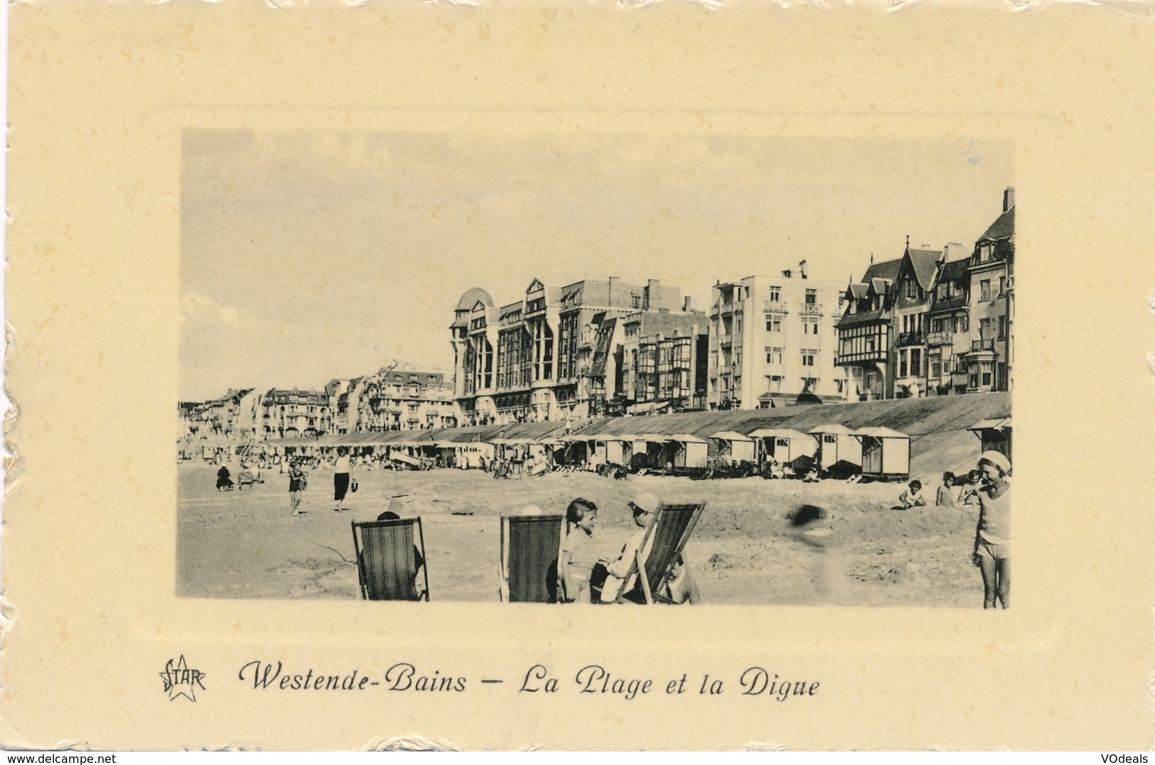 CPA - Belgique -  Flandre Occidentale - Westende - La Plage Et La Digue - Westende