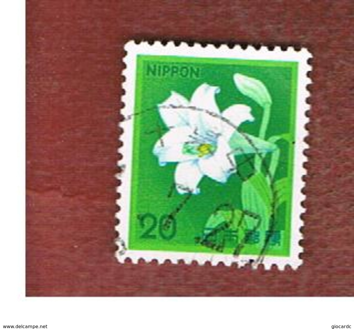 GIAPPONE  (JAPAN) - SG 1584  -   1982 FLOWERS: LILIUM LONGIFLORUM    - USED° - Used Stamps