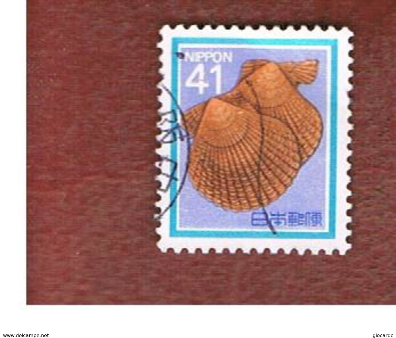 GIAPPONE  (JAPAN) - SG 1588  -   1989 SHELLS:   NOBLE  SCALLOP    - USED° - Used Stamps