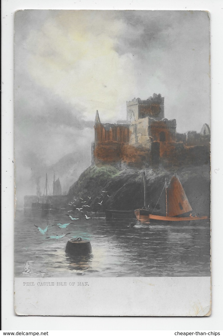 Peel Castle Isle Of Man - Undivided Back - Tuck Series 5078 - Isle Of Man