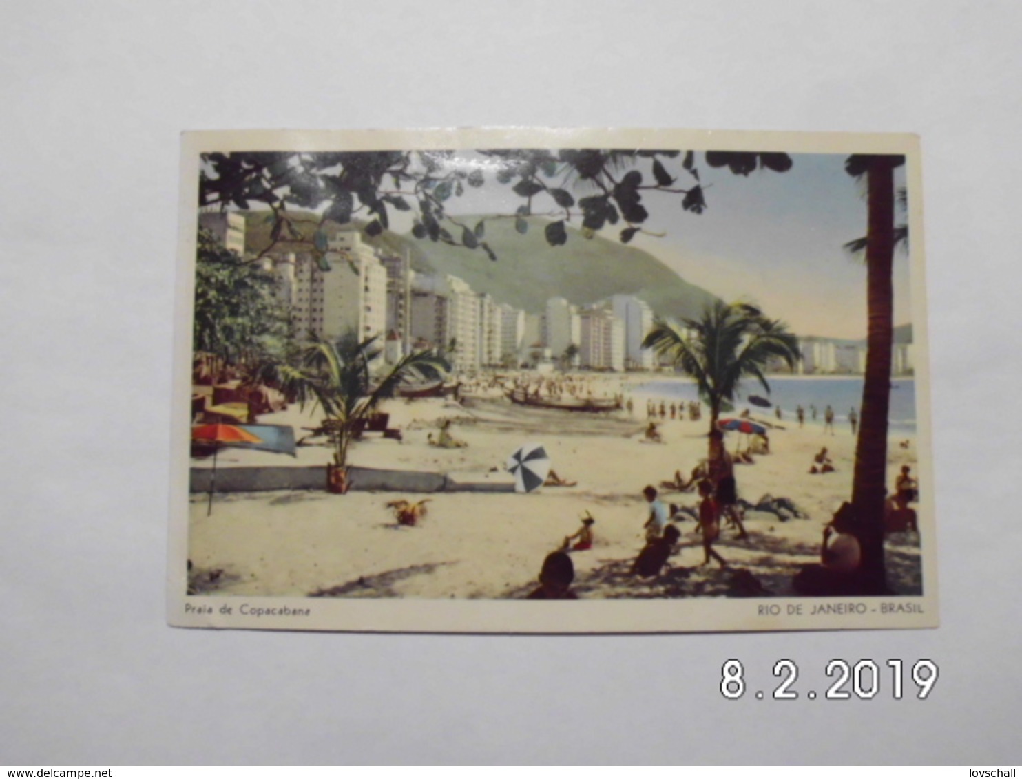 Rio De Janeiro. - Praia De Copacabana. (23 - 9 - 1955) - Copacabana