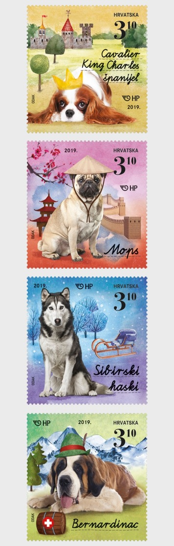 H01 Croatia  2019  Children's World  Pets  Dogs II MNH  Postfrisch - Croatia