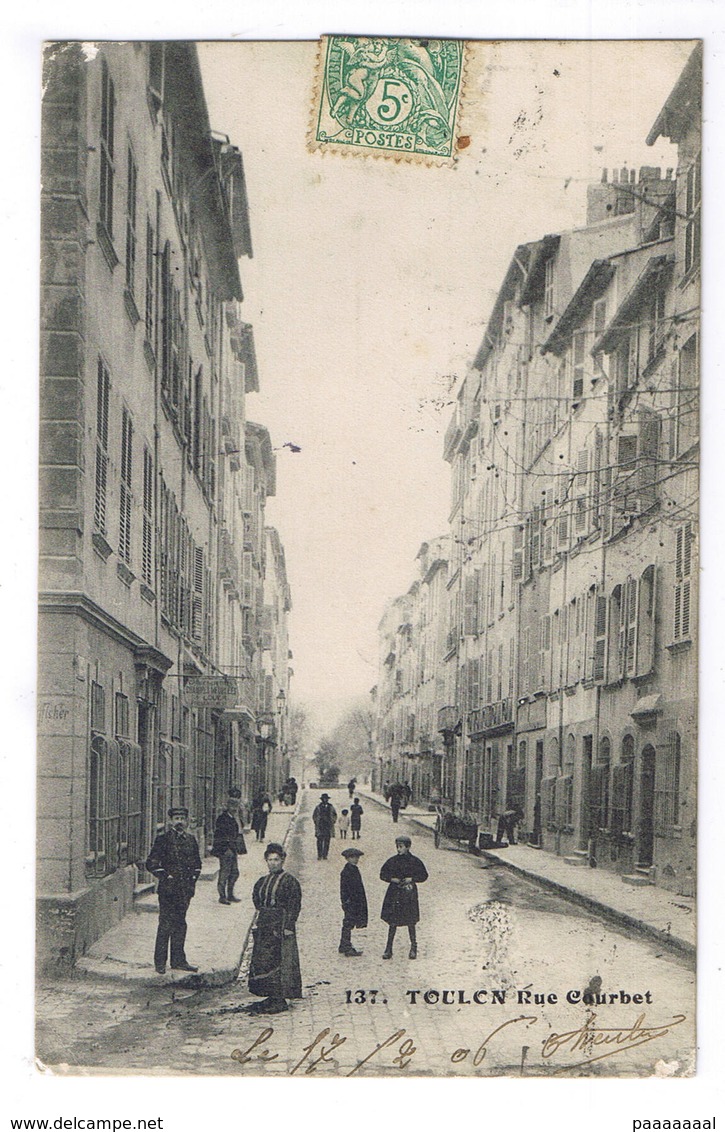 TOULON  RUE COURBET - Toulon