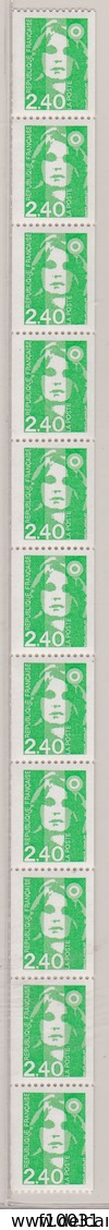 FRANCE Roulette N°94 (11 Timbres 3 N° Rouge 460,465-470) Timbre N° 2823** - Roulettes