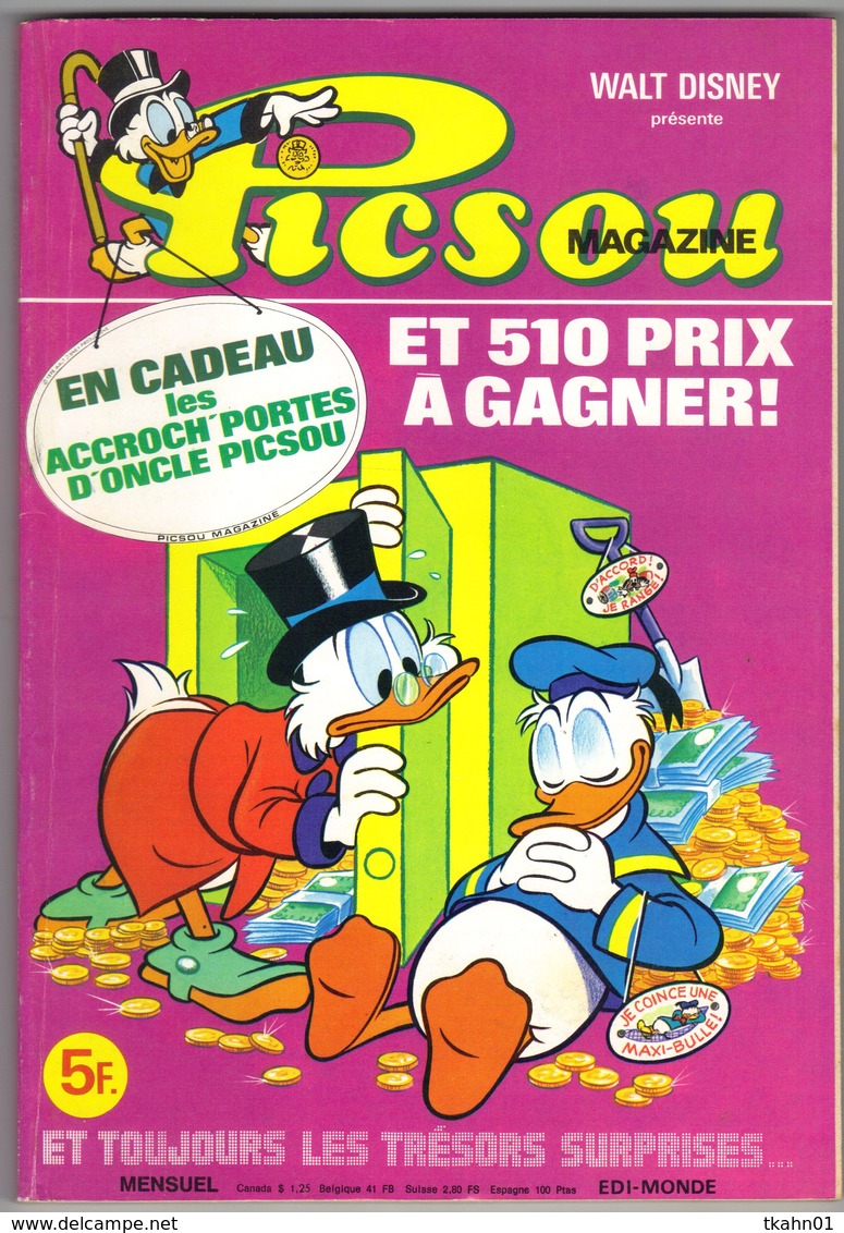 PICSOU-MAGAZINE N° 92  Sans Le Cadeau - Picsou Magazine