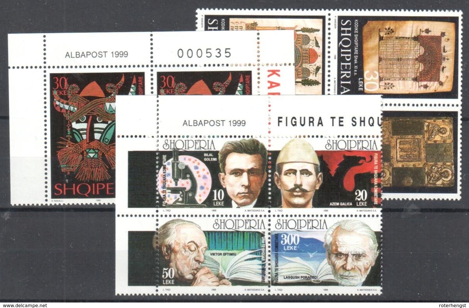 Albania 3 Sets Mnh ** 1999 - Albanie