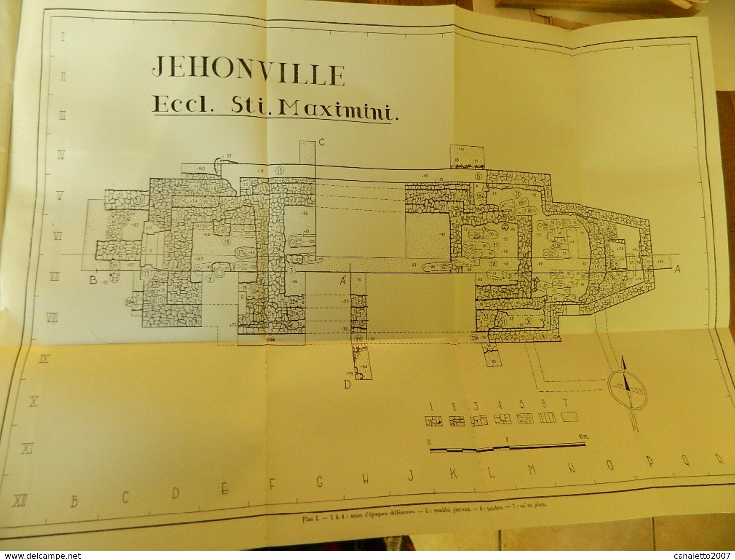 ARDENNE ET FAMENNE N° 4 DE 1962-PHOTO-PLAN DE L'EGLISE DE JEHONVILLE - Belgique