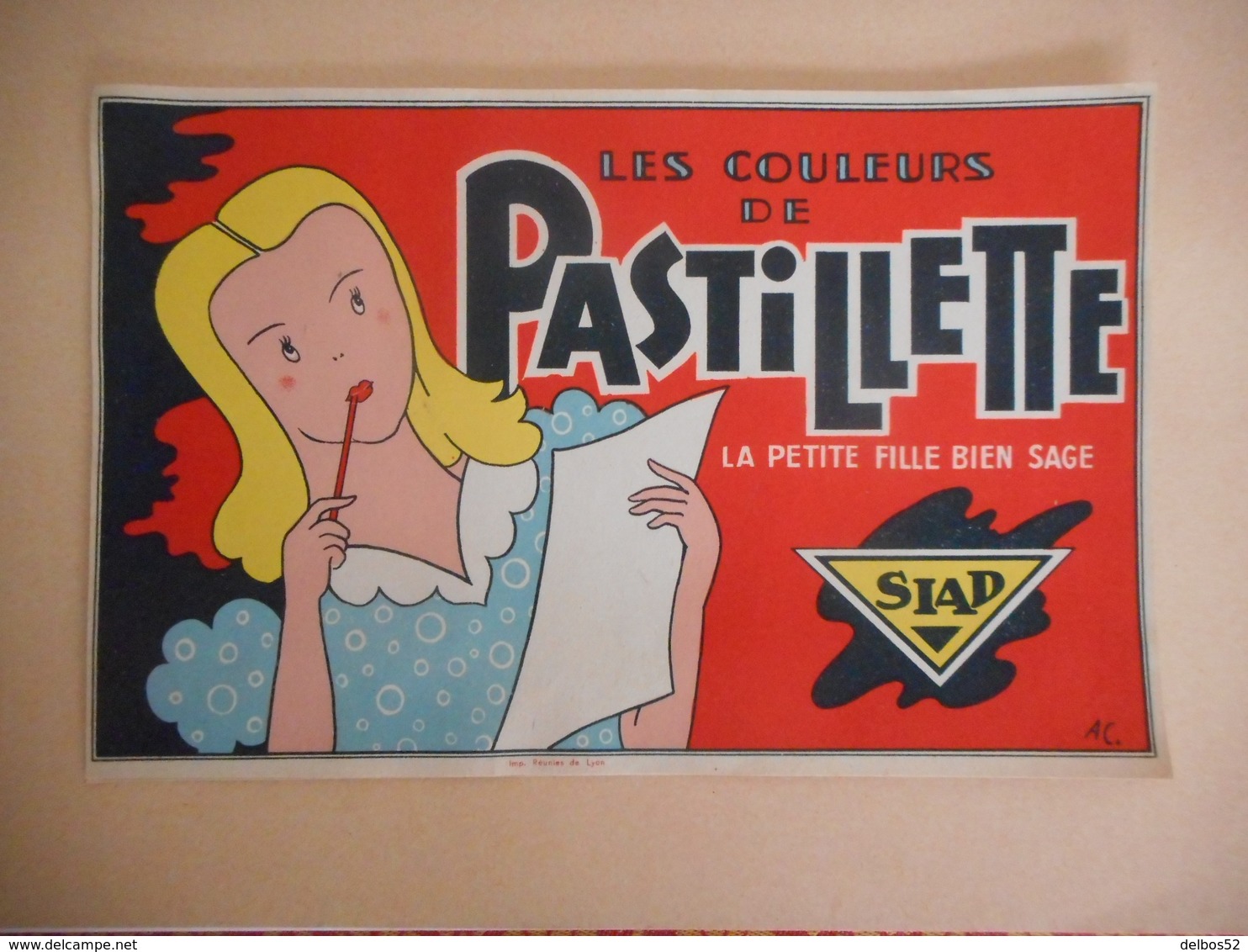 Etiquette = Les Couleurs Pastillette - La Petite Fille Bien Sage - SIAD - Drogisterij & Parfum