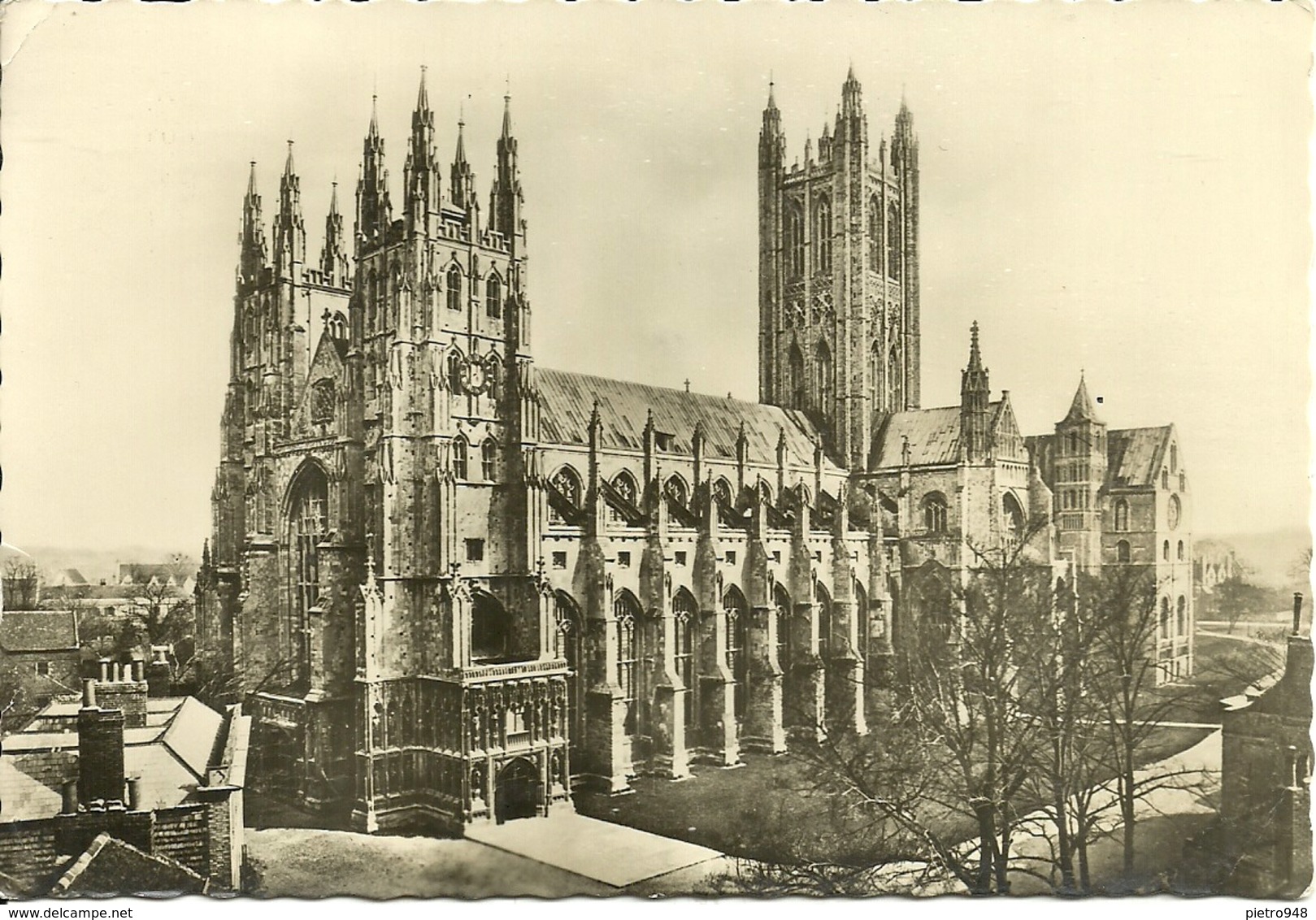 Canterbury (Kent, U. K.) The Cathedral, La Cathedrale, La Cattedrale, Der Dom, Stamp "1907-1957 Jubilee-Jamboree" - Canterbury