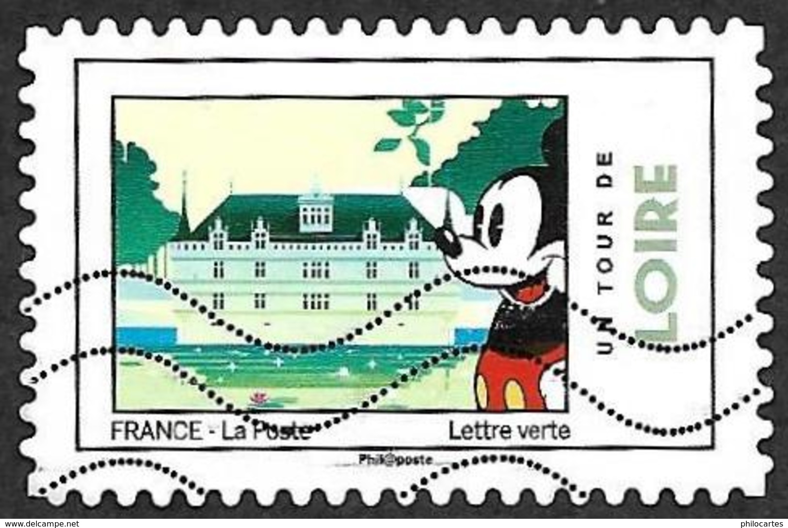 FRANCE 2018  - YT 1584 -  Mickey  - Loire   -   Oblitéré - Autres & Non Classés