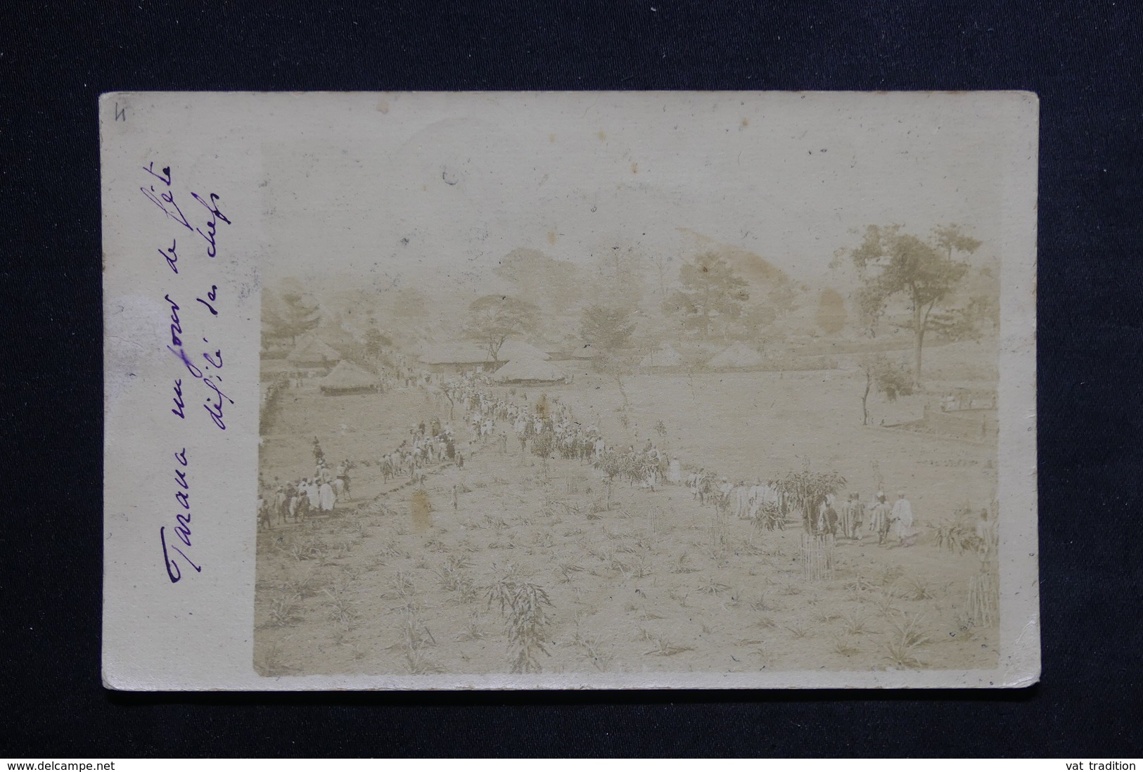 GUINÉE - Carte Postale Photo - Tarana , Un Jour De Fêtes ,  Défilé Des Chefs - 1908 - L 23475 - Guinée Française