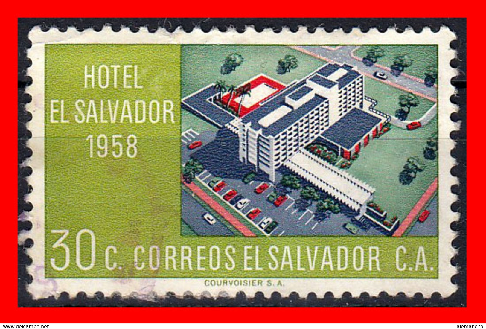 EL SALVADOR ( AMERICA DEL NORTE ) AÑO 1958 HOTEL EL SALVADOR - El Salvador