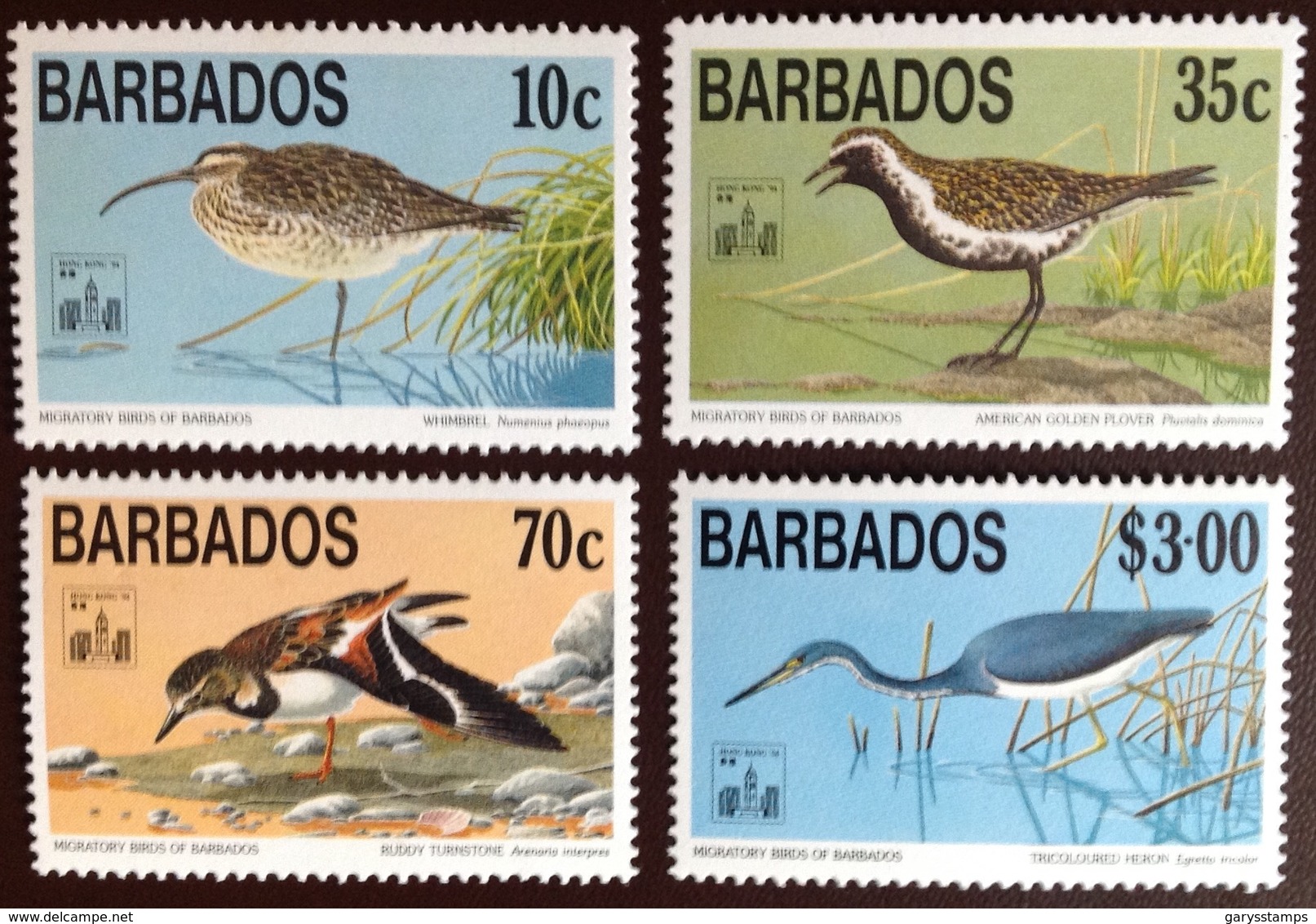 Barbados 1994 Hong Kong Birds MNH - Autres & Non Classés