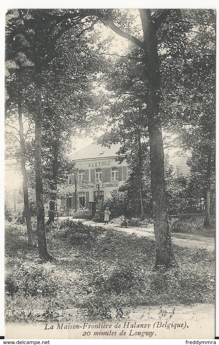 Halanzy: La Maison Frontière En 1906 - Aubange