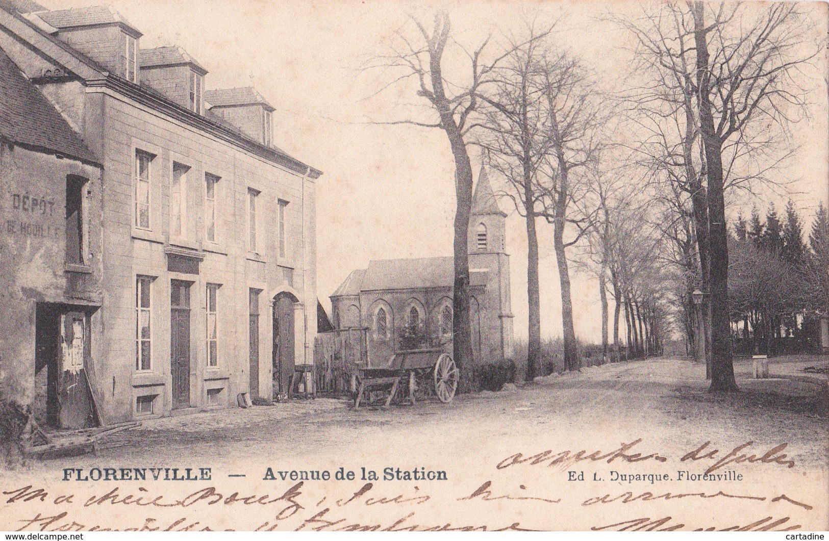 CPA - Florenville - Avenue De La Station - 1905 - Florenville