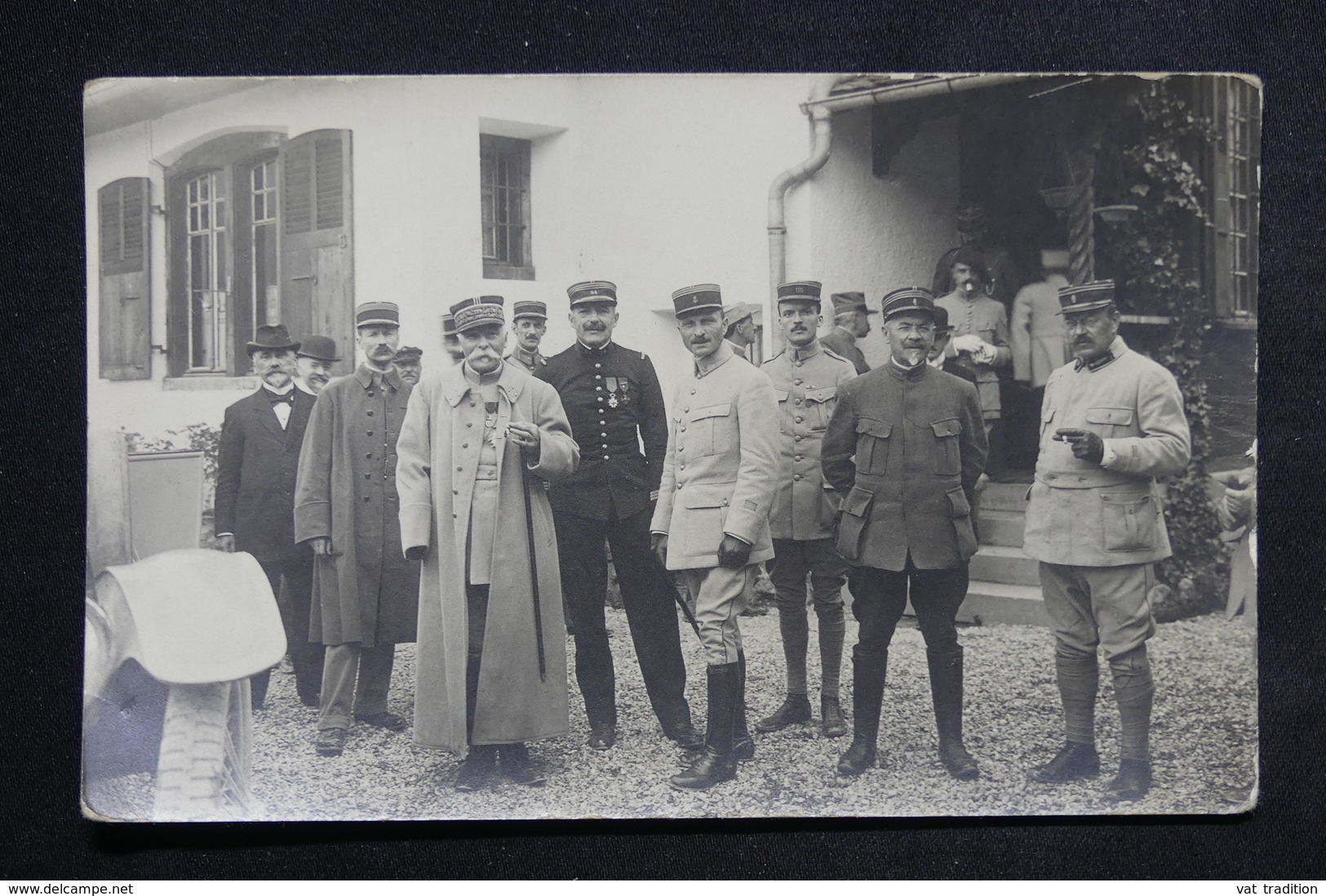 MILITARIA - Carte Photo - Groupe D 'Officiers Dont Clemenceau En Juin 1917- L 23482 - Oorlog 1914-18