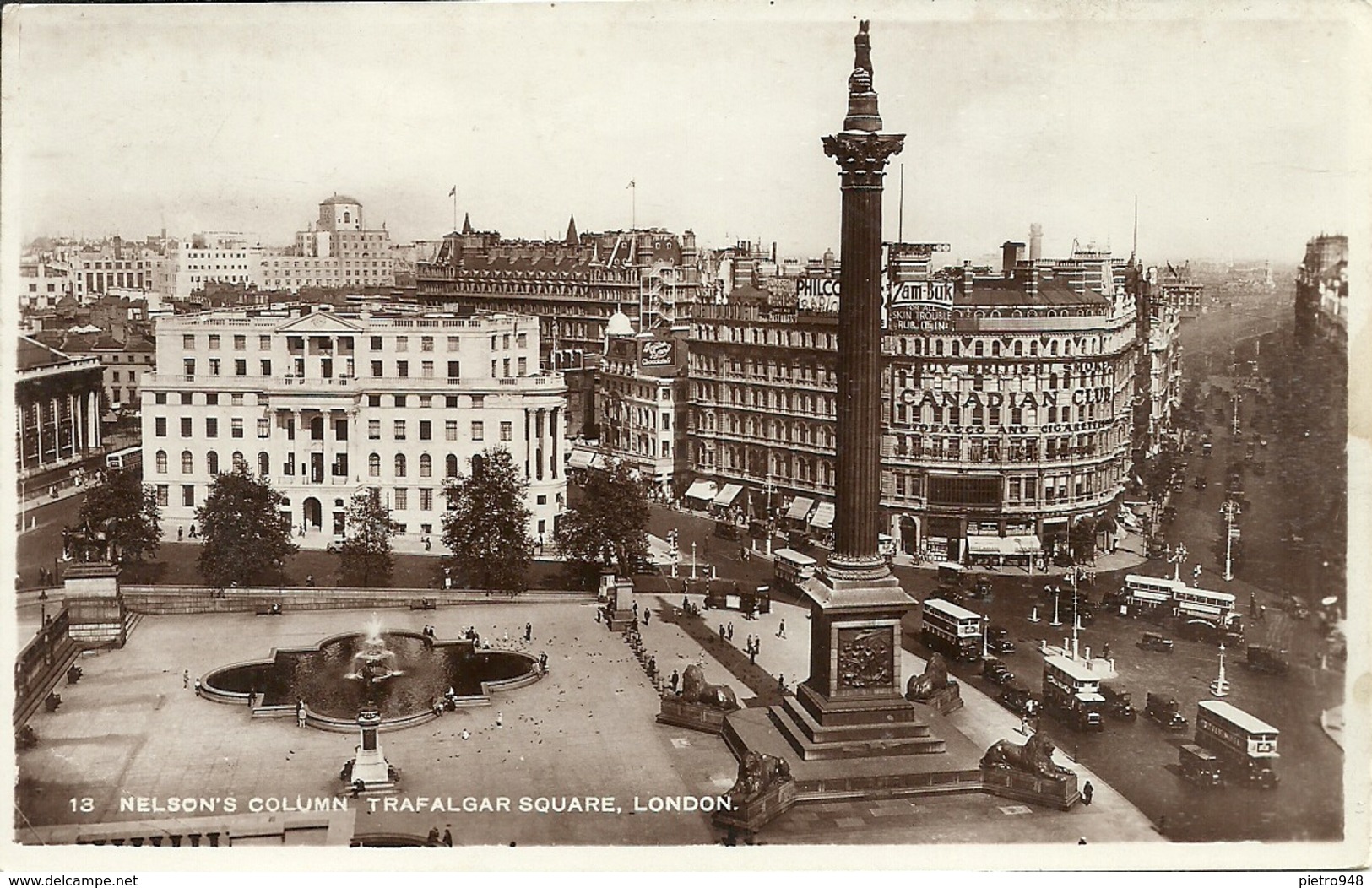 London (England, U. K.) Nelson's Column And Trafalgar Square - Trafalgar Square