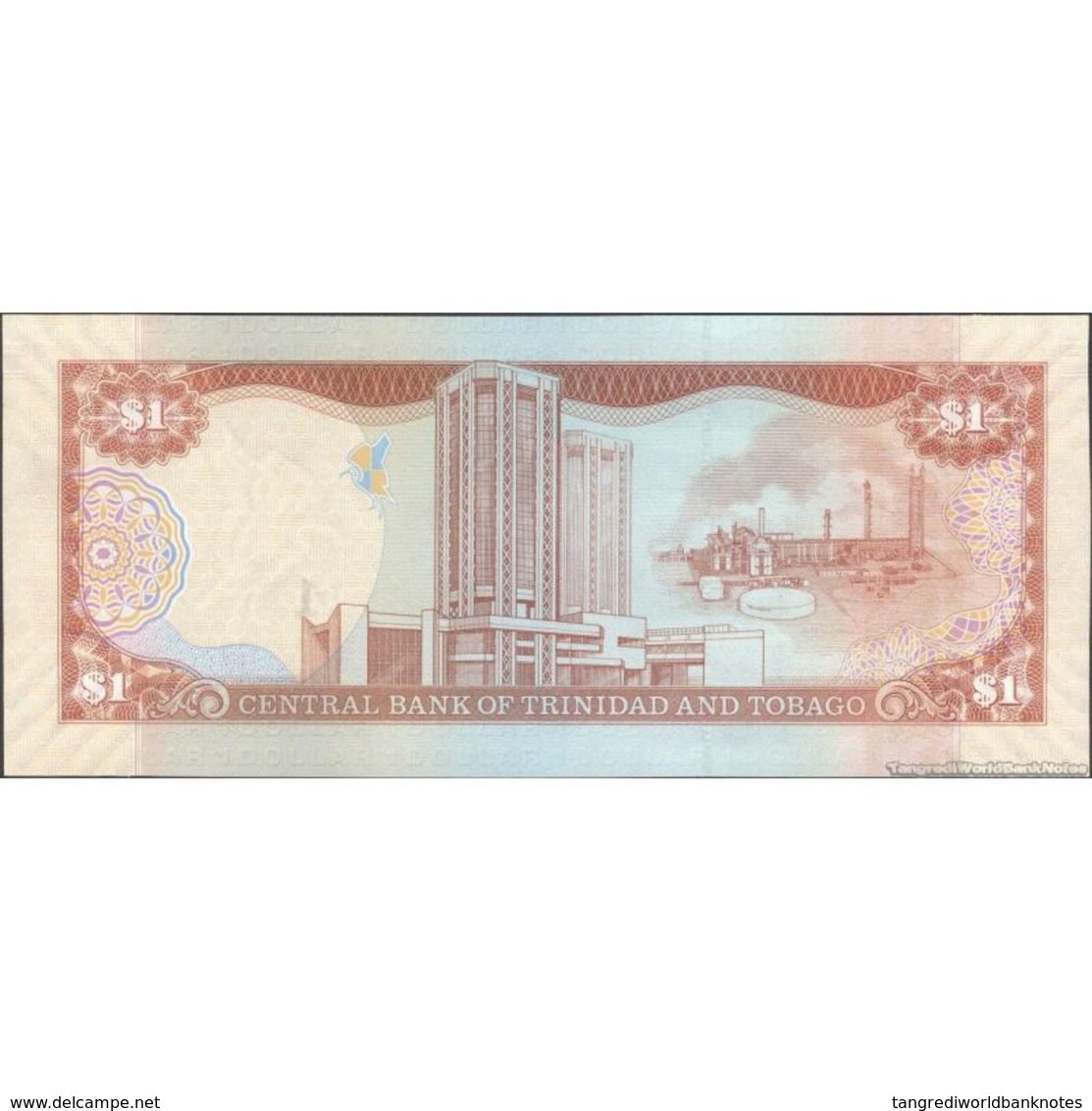 TWN - TRINIDAD & TOBAGO 46Ab - 1 Dollar 2006 (2018) Prefix RT - Signature: Hilaire UNC - Trindad & Tobago