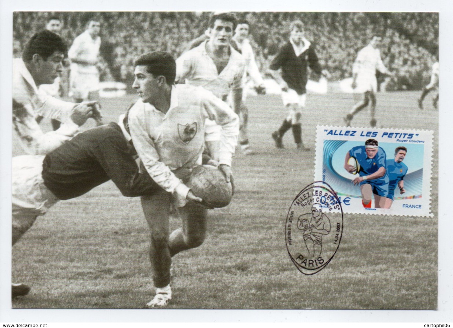 - Carte Postale RUGBY - Jean GACHASSIN - Peter Pan - France-Ecosse 1961 - - Rugby