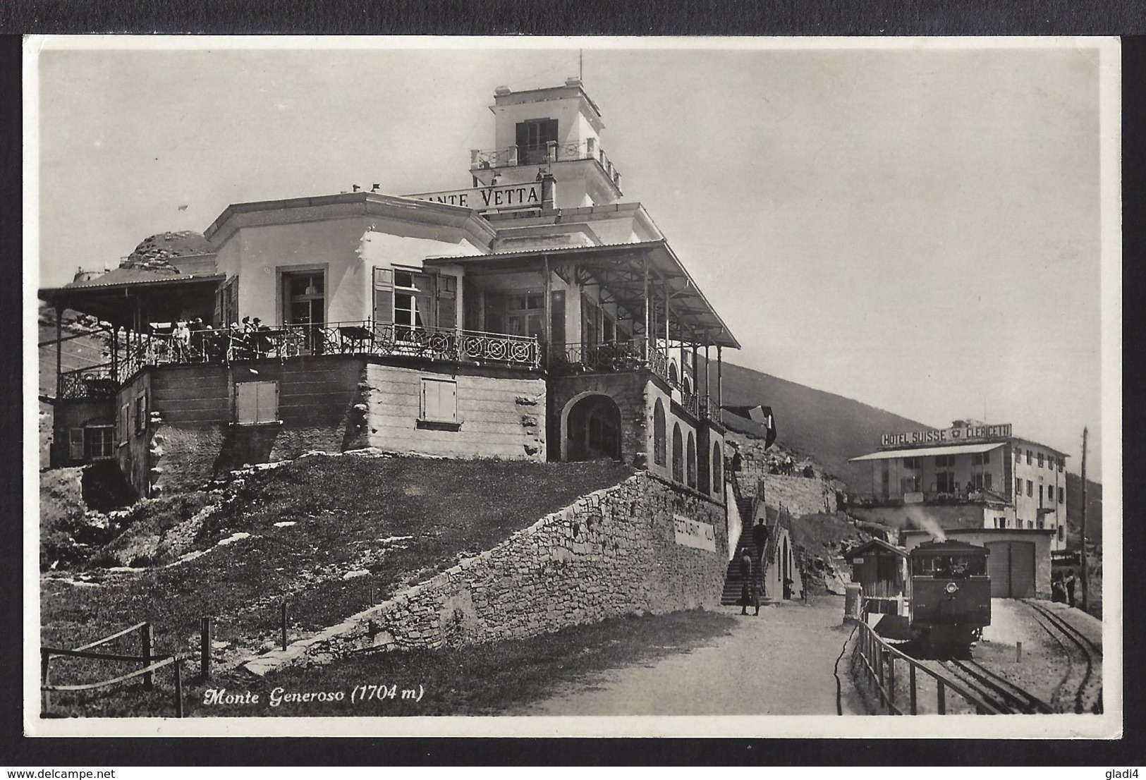 Monte Generoso - Stazione - Bahnhof - Train à Vapeur - Dampflok - Autres & Non Classés