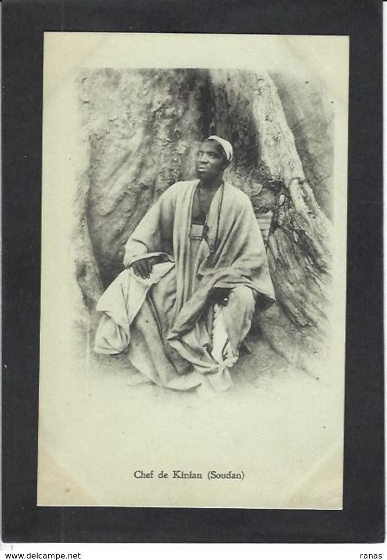 CPA Soudan Types Ethnic Afrique Noire Non Circulé Chef De Kinian - Sudan