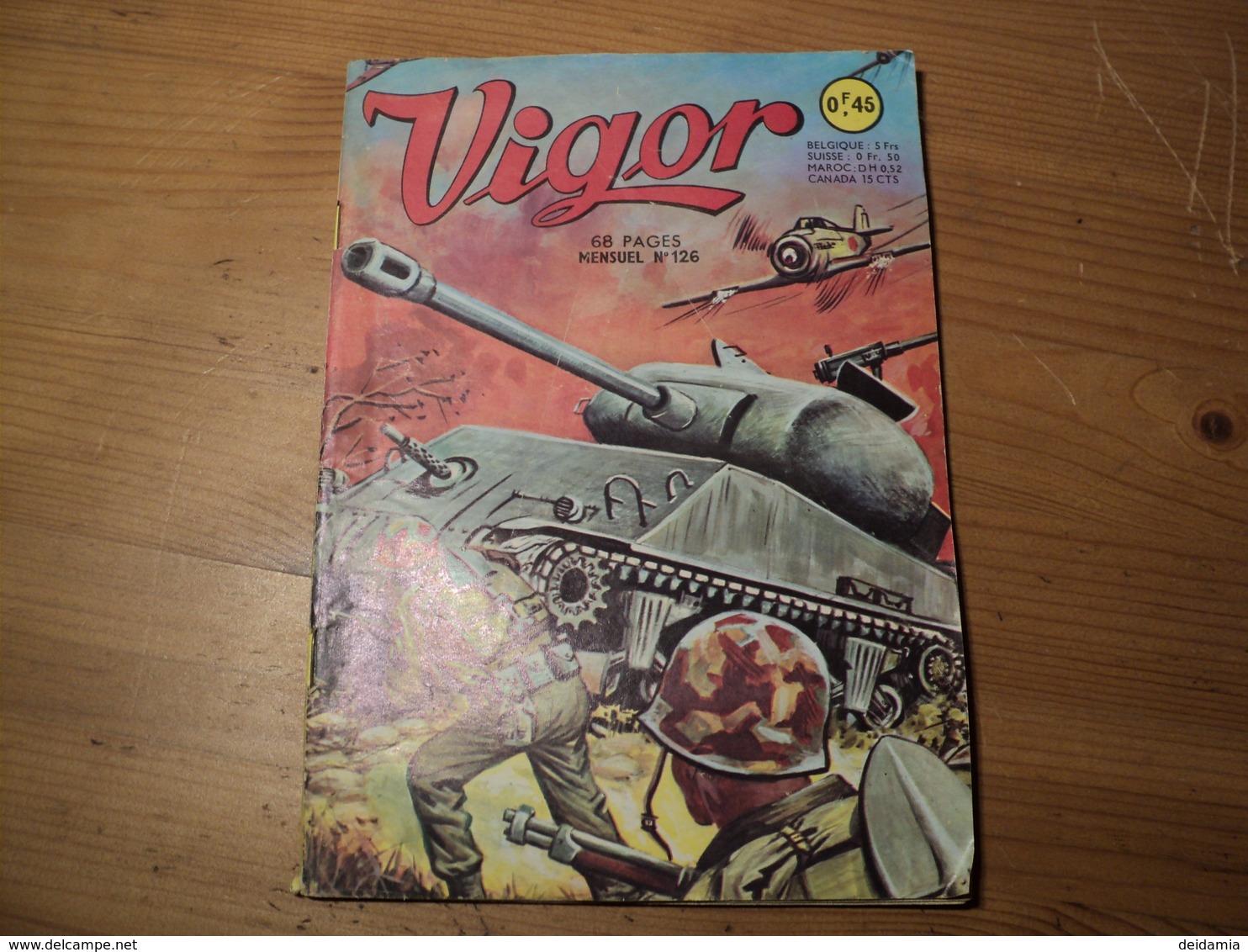 VIGOR N°126 DE JUIN 1964. ARTIMA COLLECTION HEROIC. JEAN PRADEAU / ROBERT GIORDAN GUERRE SOUS L EQUATEUR. - Autres & Non Classés