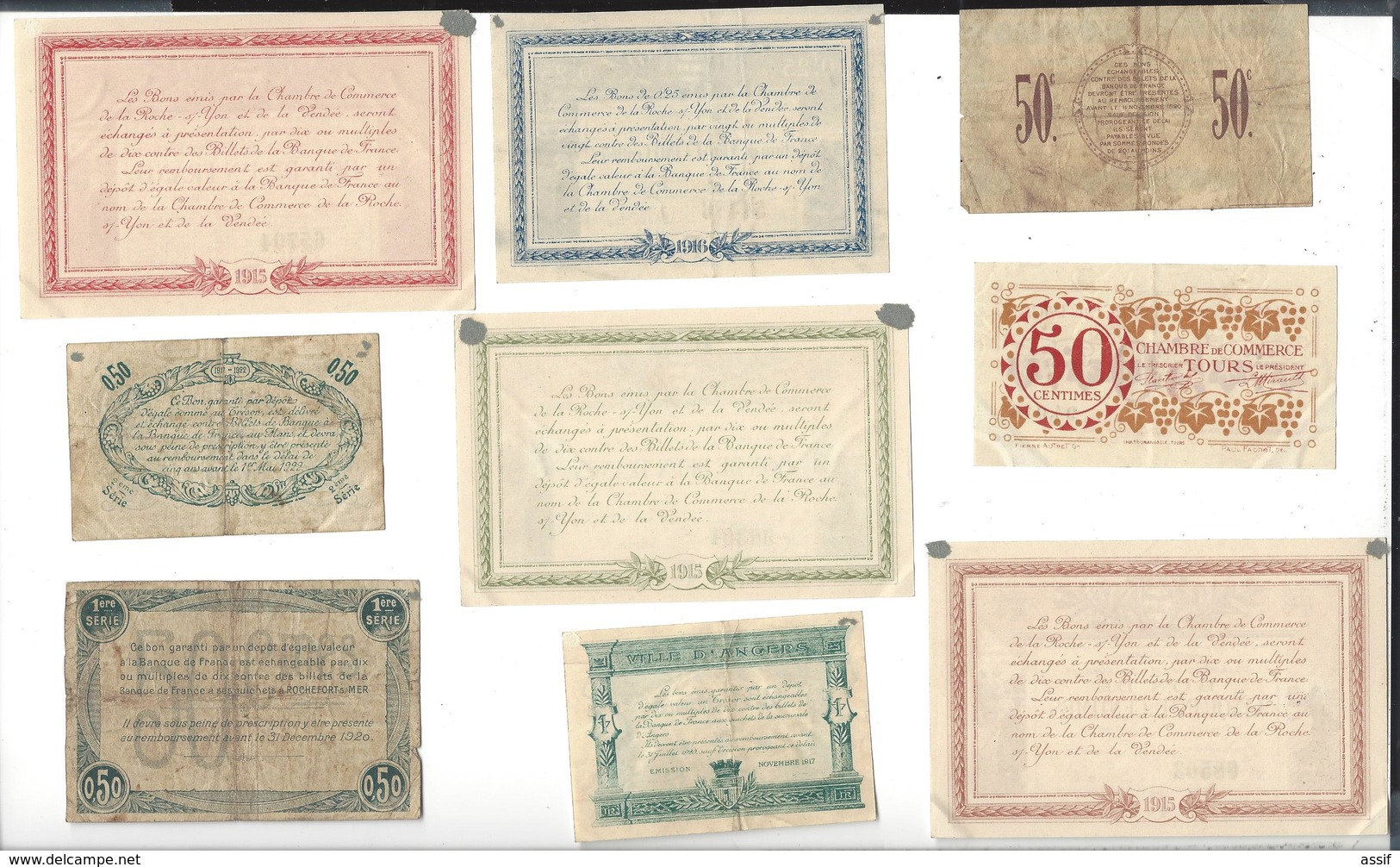 41 BON Billet de Nécessité  France WW1 guerre 1914- 1918