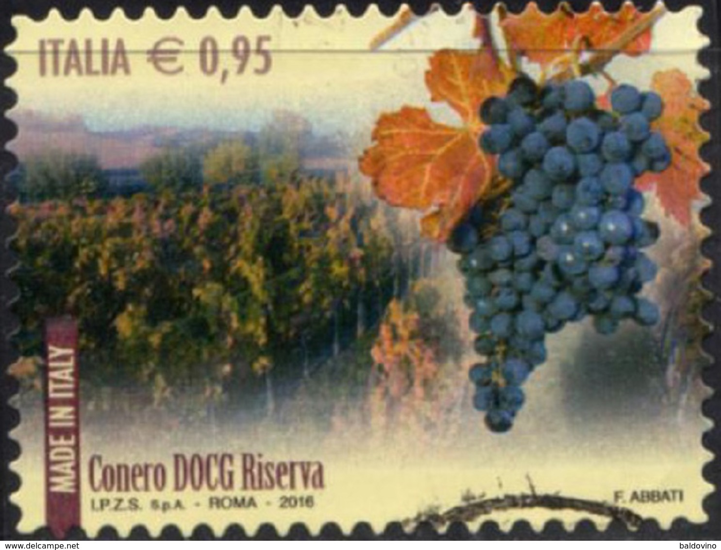 Italia 2016 Conero DOCG - 2011-20: Oblitérés