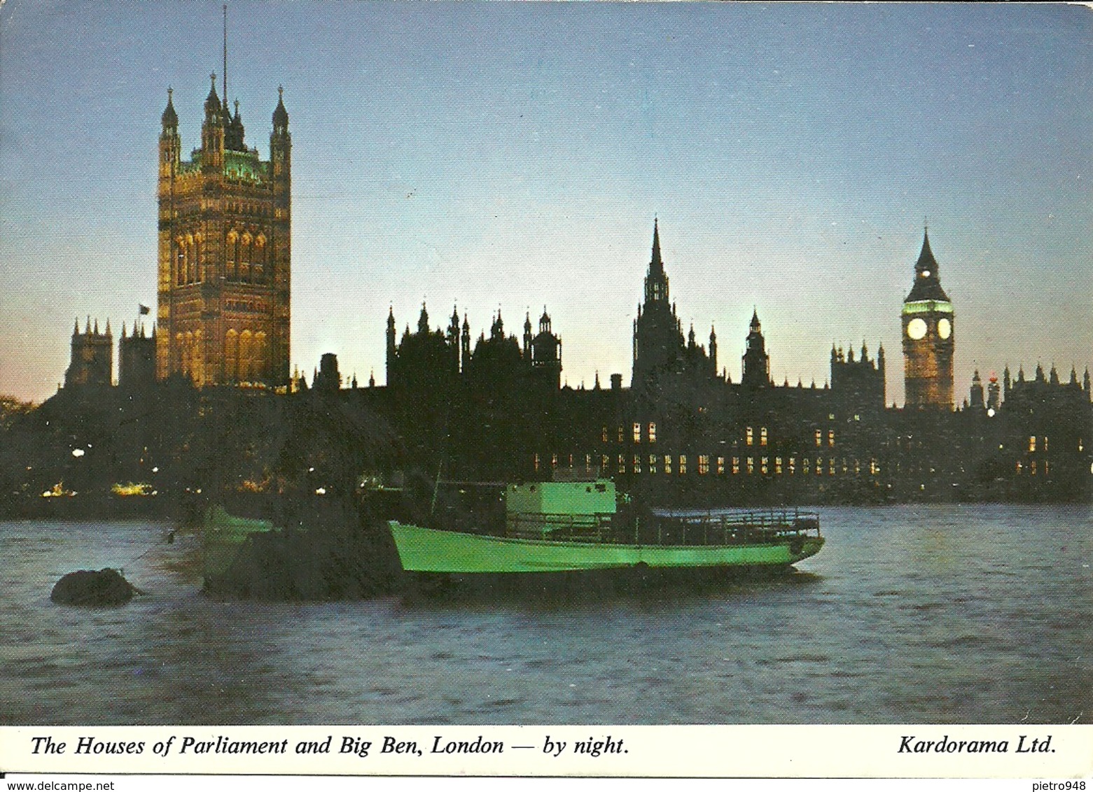 London (England, U. K.) Houses Of Parliament And Big Ben By Night, La Nuit, Bei Nacht - Houses Of Parliament