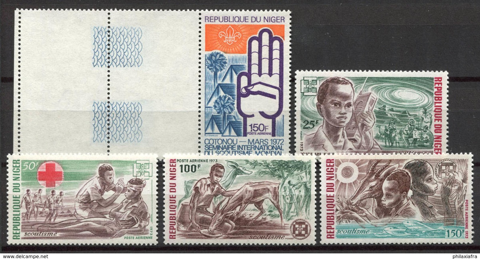 Niger 1972-73 Neuf ** 100% Scoutisme - Níger (1960-...)