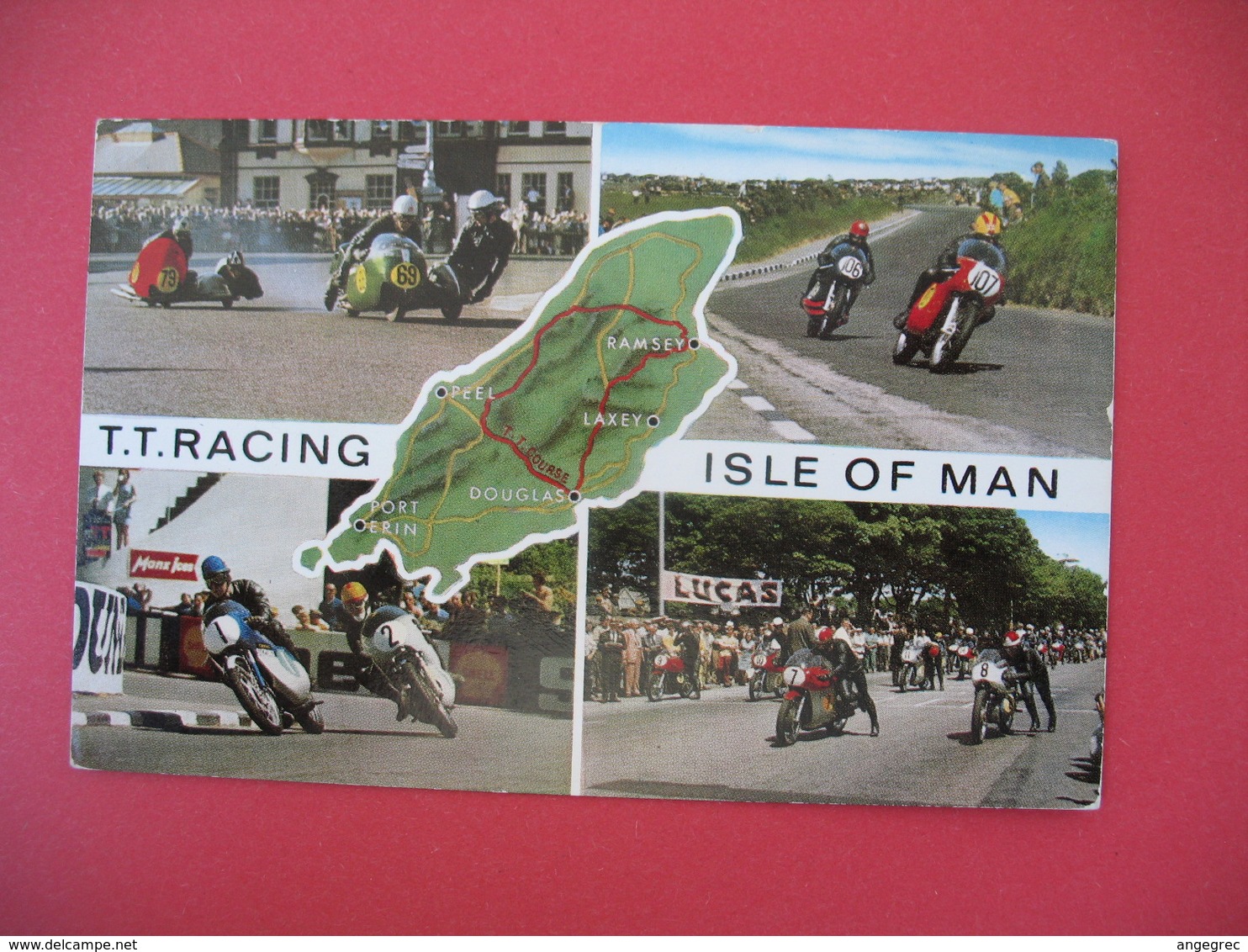 Carte Moto  The Isle Of Man T.T. Racing - Circuit - Motorbikes