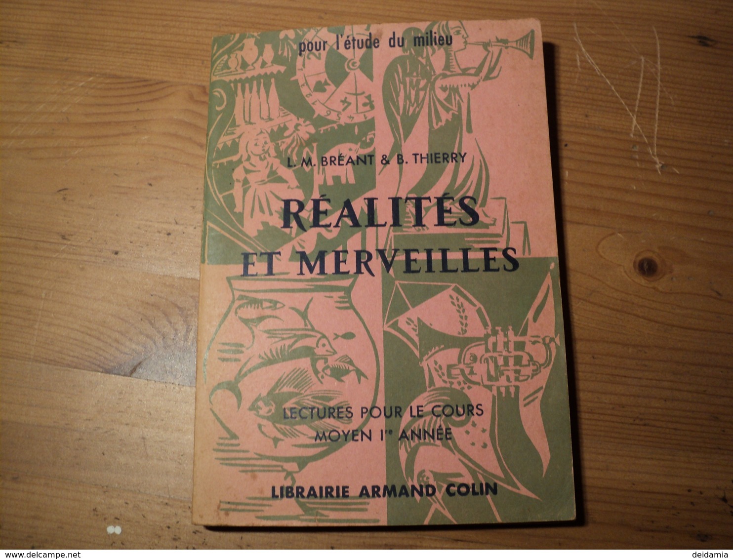 LIVRE DE LECTURES POUR LE COURS MOYEN 1° ANNEE. 1956. REALITES ET MERVEILLES SPECIMEN. ARMAND COLIN COLLECTION POUR L E - 12-18 Ans