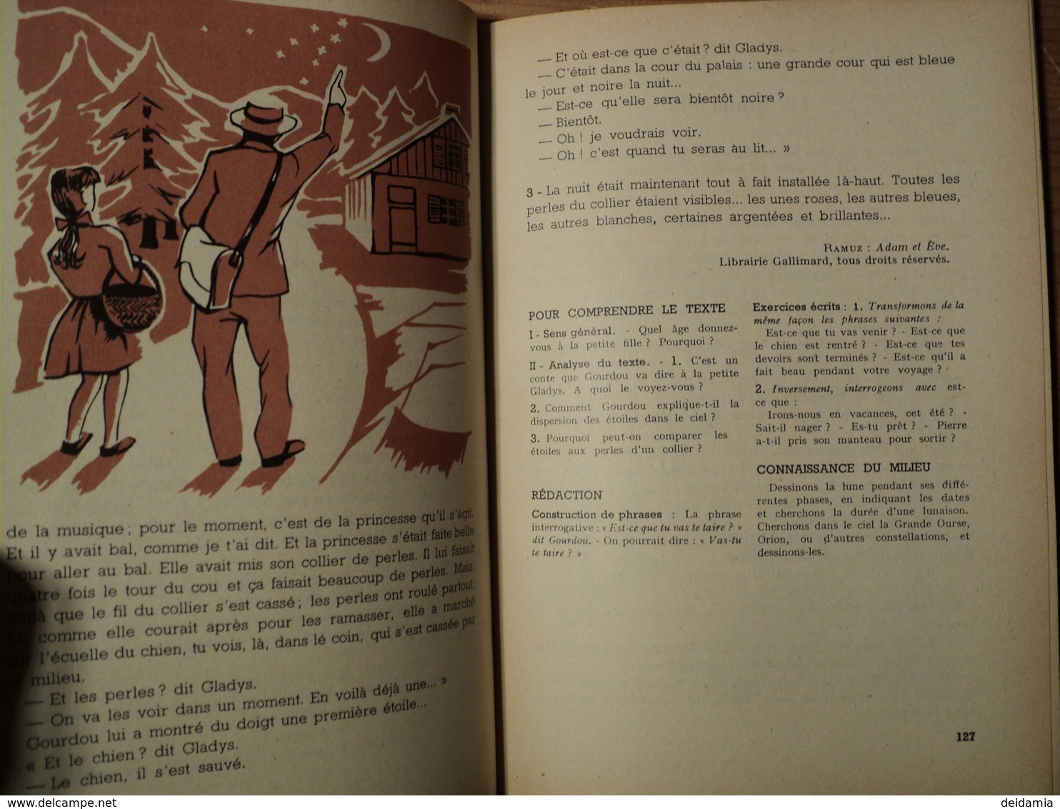 LIVRE DE LECTURES POUR LE COURS MOYEN 1° ANNEE. 1956. REALITES ET MERVEILLES SPECIMEN. ARMAND COLIN COLLECTION POUR L E - 12-18 Ans