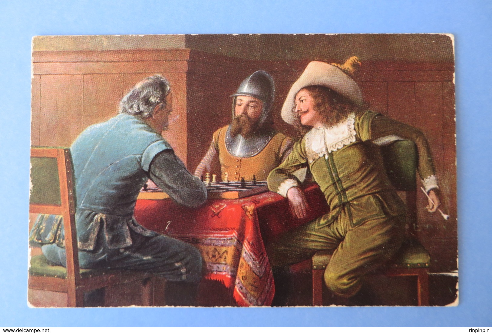 1 Old Postcard, Chess,échecs,Ritter, Adel,Schach,T.S.N. Serie 795 - Games & Toys