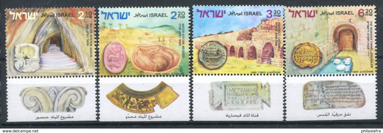 Israël 2005 Mi. 1812-1815 Neuf ** 100% Réseaux De Tuyauteries - Unused Stamps (with Tabs)