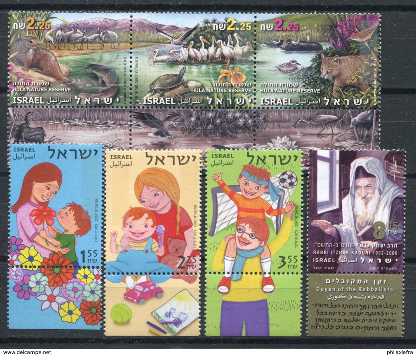 Israël 2007 Mi. 1956,1962-1965 Neuf ** 100% Nature, Famille, Kandolo - Unused Stamps (with Tabs)