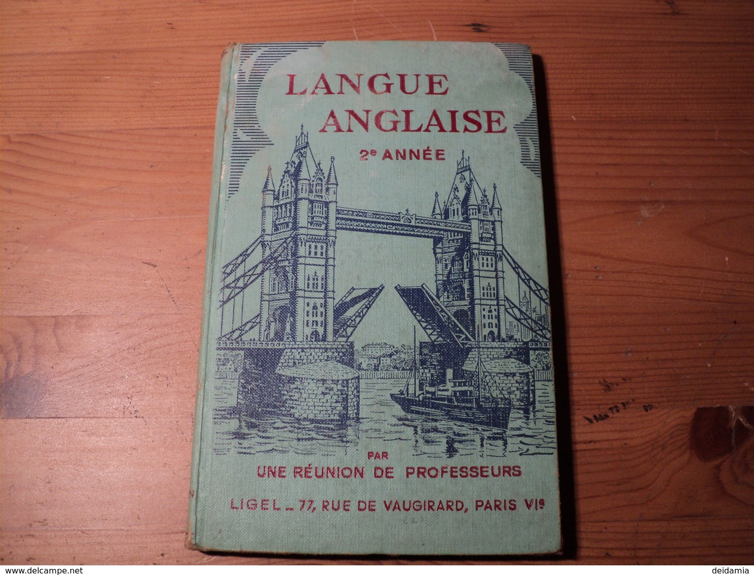 VIEUX LIVRE DE COURS DE LANGUE ANGLAISE. 1958. 2° ANNEE. LIGEL - 12-18 Ans