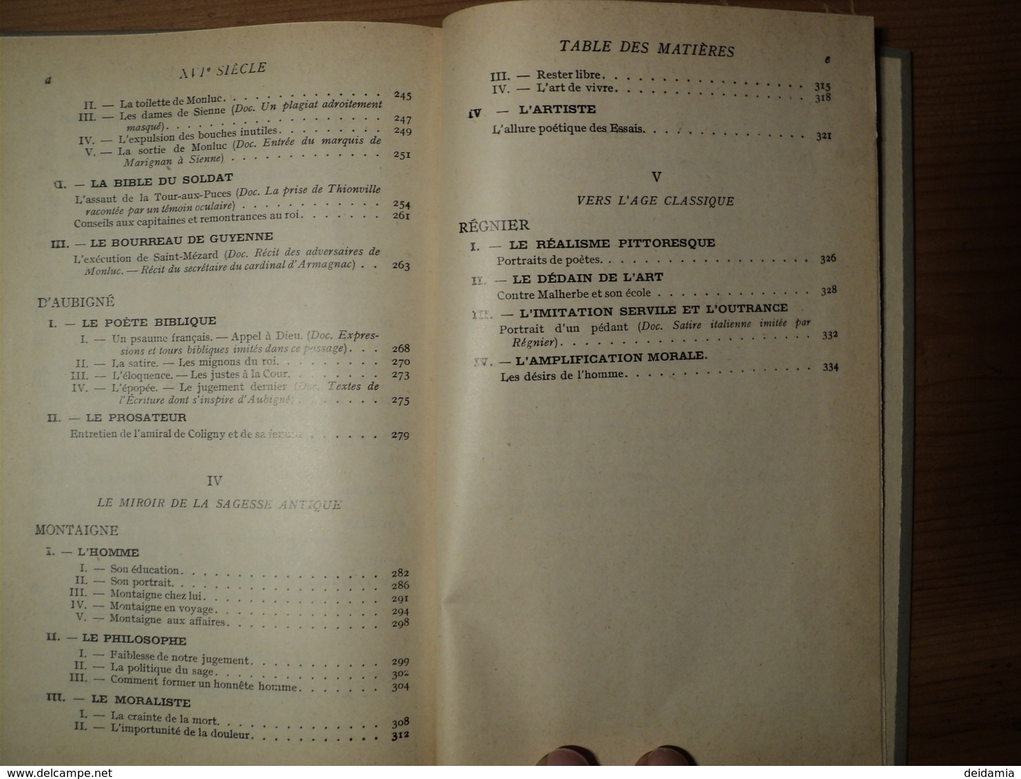 VIEUX LIVRE SUR LES TEXTES FRANCAIS DU XVI° SIECLE. 1956. CLASSES DE 3°/ 2° ET 1° PAR J.R. CHEVAILLIER ET PIERRE AUDIAT - 12-18 Ans