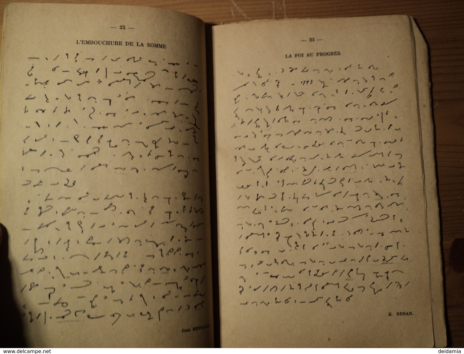 VIEUX LIVRET DE NOUVELLES LECTURES STENOGRAPHIQUES. 1949. LES LECTURES FOUCHER PAR JEAN BROUSSE. PREFACE DE ERNEST OLRI - Autres & Non Classés