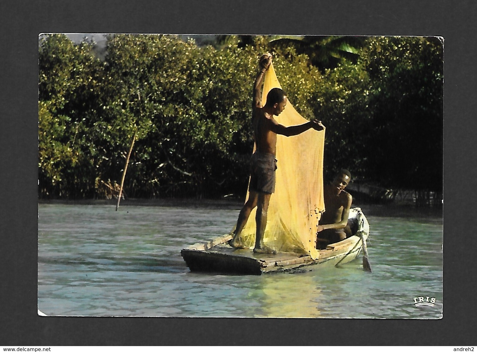 HAITI - ANTILLES - SCÈNE HAÏTIENNE - HAITIAN SCENE - PÊCHEURS - FISHER MEN - PAR IRIS - Haïti