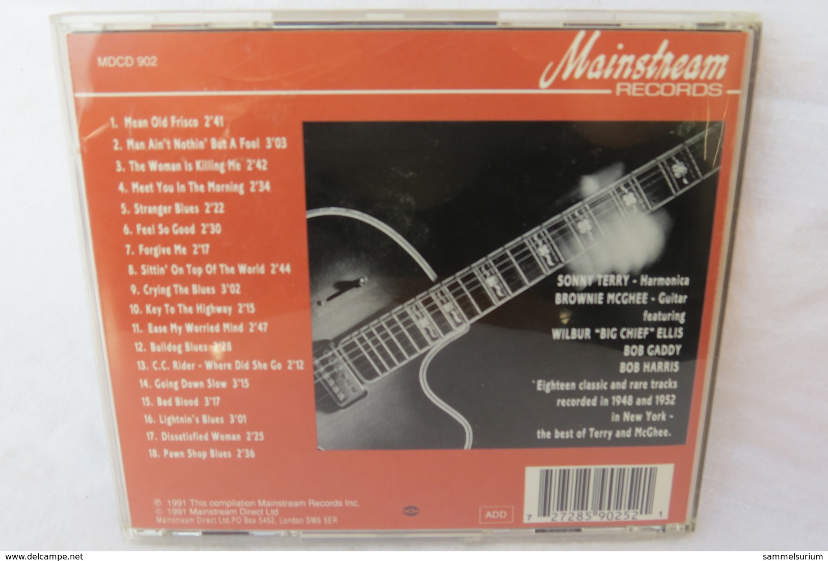 CD "Sonny Terry & Brownie McGhee" Hometown Blues - Blues