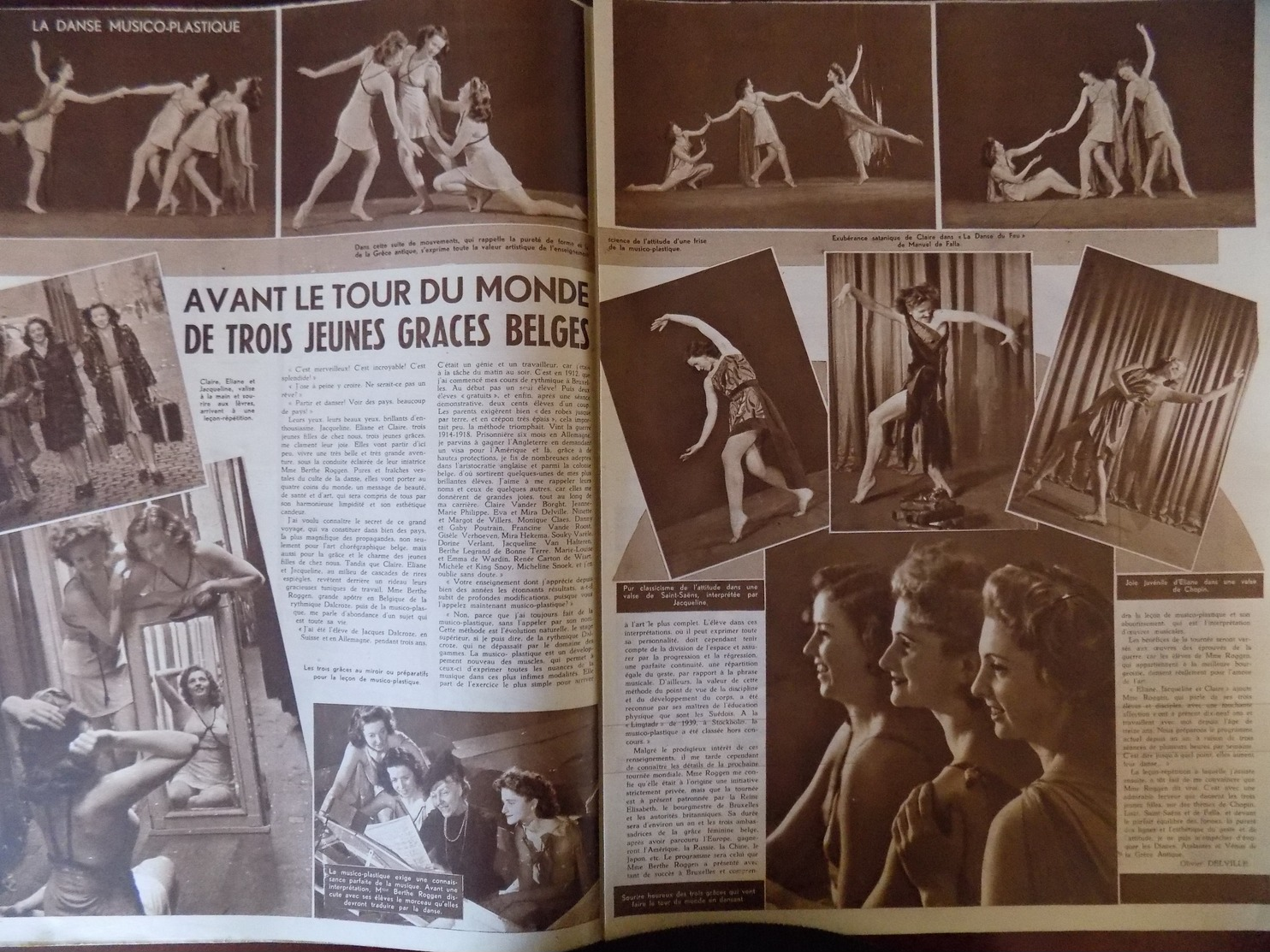 Le Soir Illustré N° 706 La Danse Musico-plastique - Haute Couture à Paris - Les " Landsgemeinde "... - 1900 - 1949