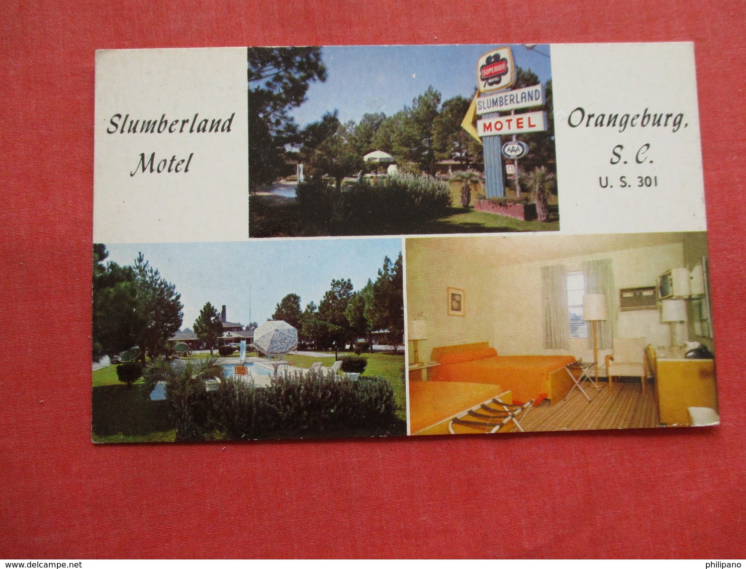 Slumberland Motel   Orangeburg  South Carolina       Ref 3174 - Orangeburg