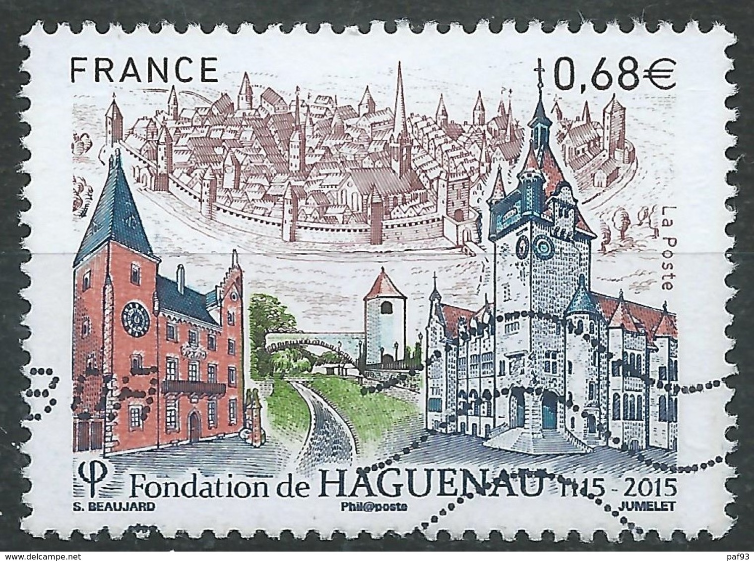 France/ 2015 / N° 4969  Haugueneau - Oblitérés