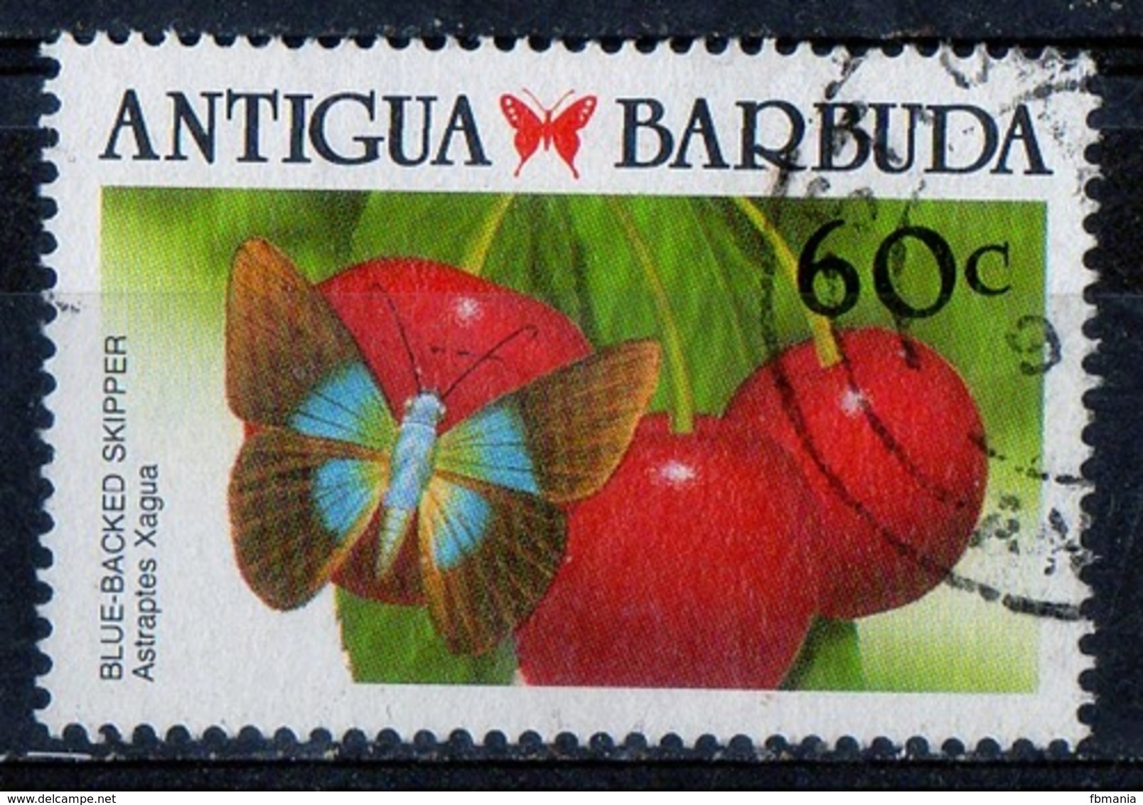 Antigua Barbuda 1988 - Farfalle Butterflies Blue-Backed Skipper - Vlinders