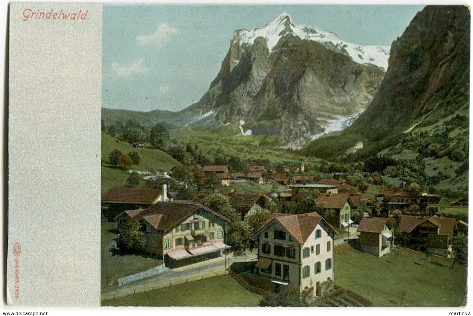 Grindelwald (3579 Gebr.Wehrli, Kilchberg, Zürich) Ca.100 ++  Jahre Alt (?) Ungelaufen - Non Circulé - Grindelwald