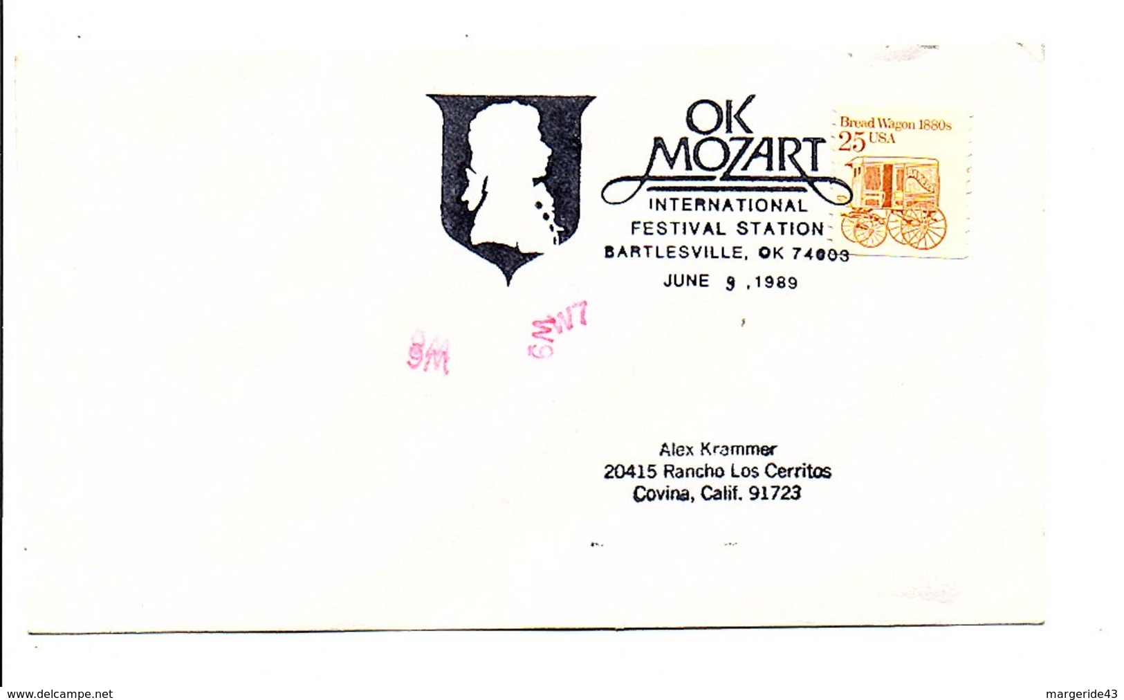 USA FESTIVAL MOZART à BARTLESVILLE 1989 - Musique