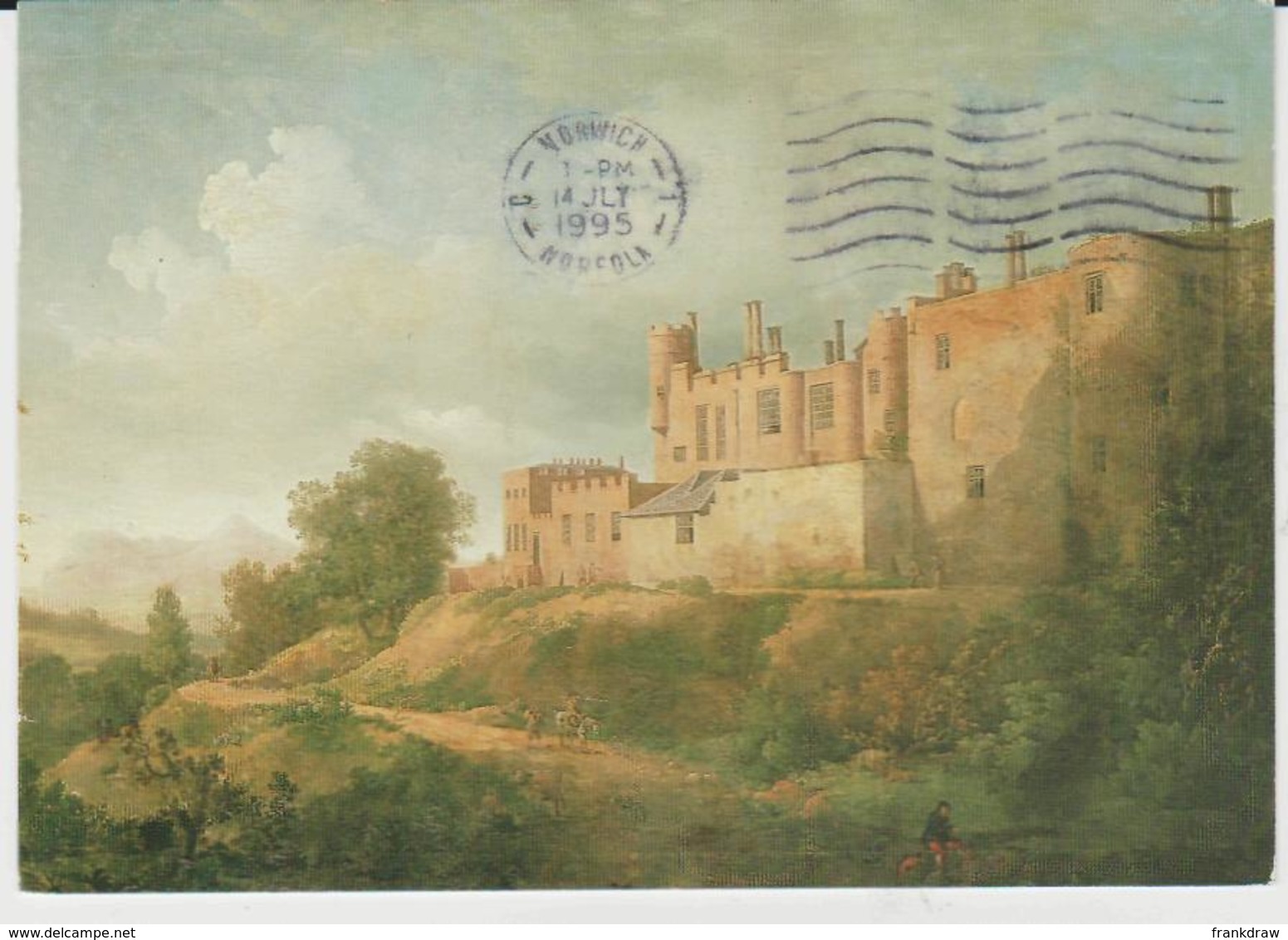 Postcard - Powis Castle, Powys, The Castle From The North - Posted 14th July 1995 Very Good - Unclassified