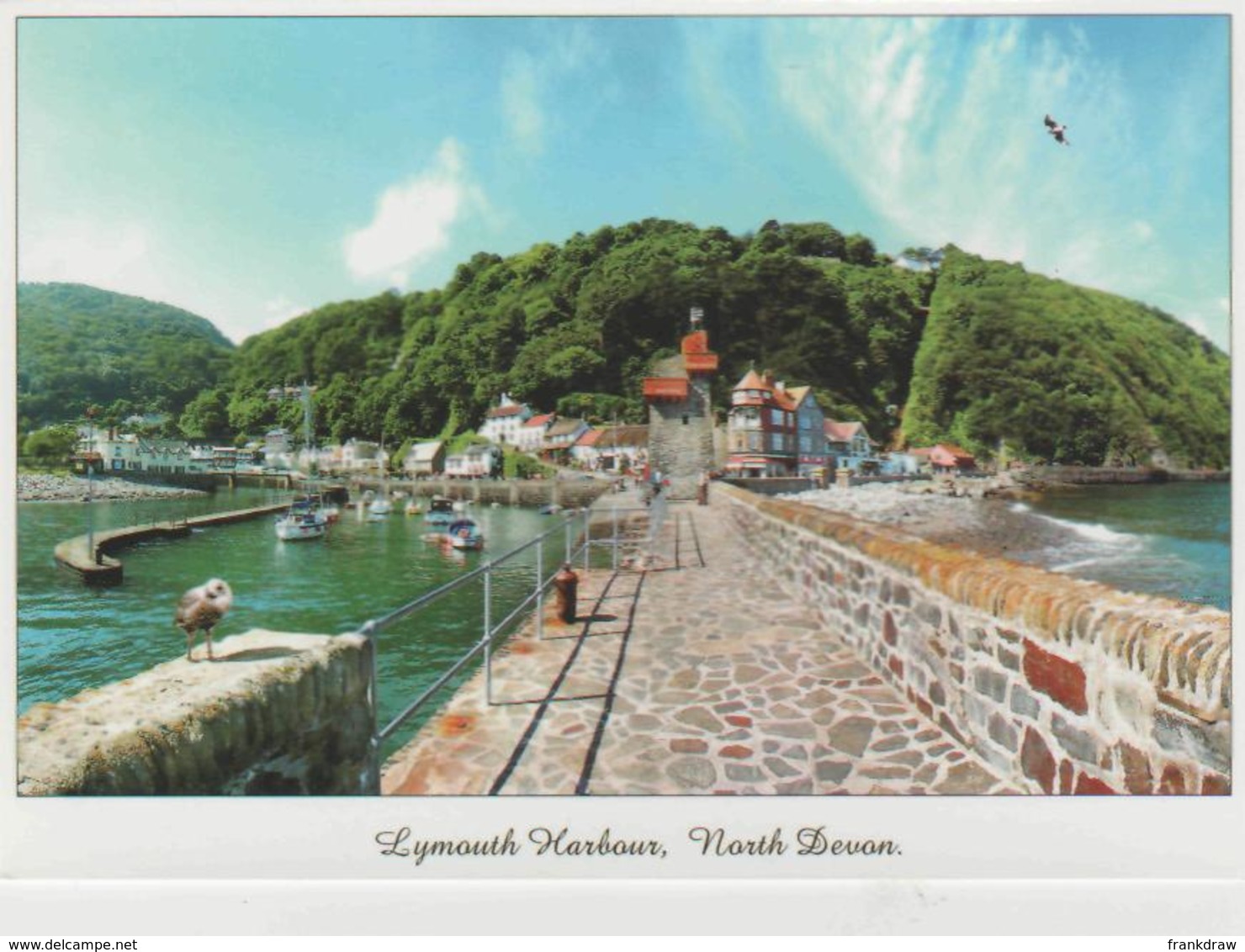 Postcard - Lynmouth  From The Pier, Lynmouth Exmoor - Unused Very Good - Unclassified