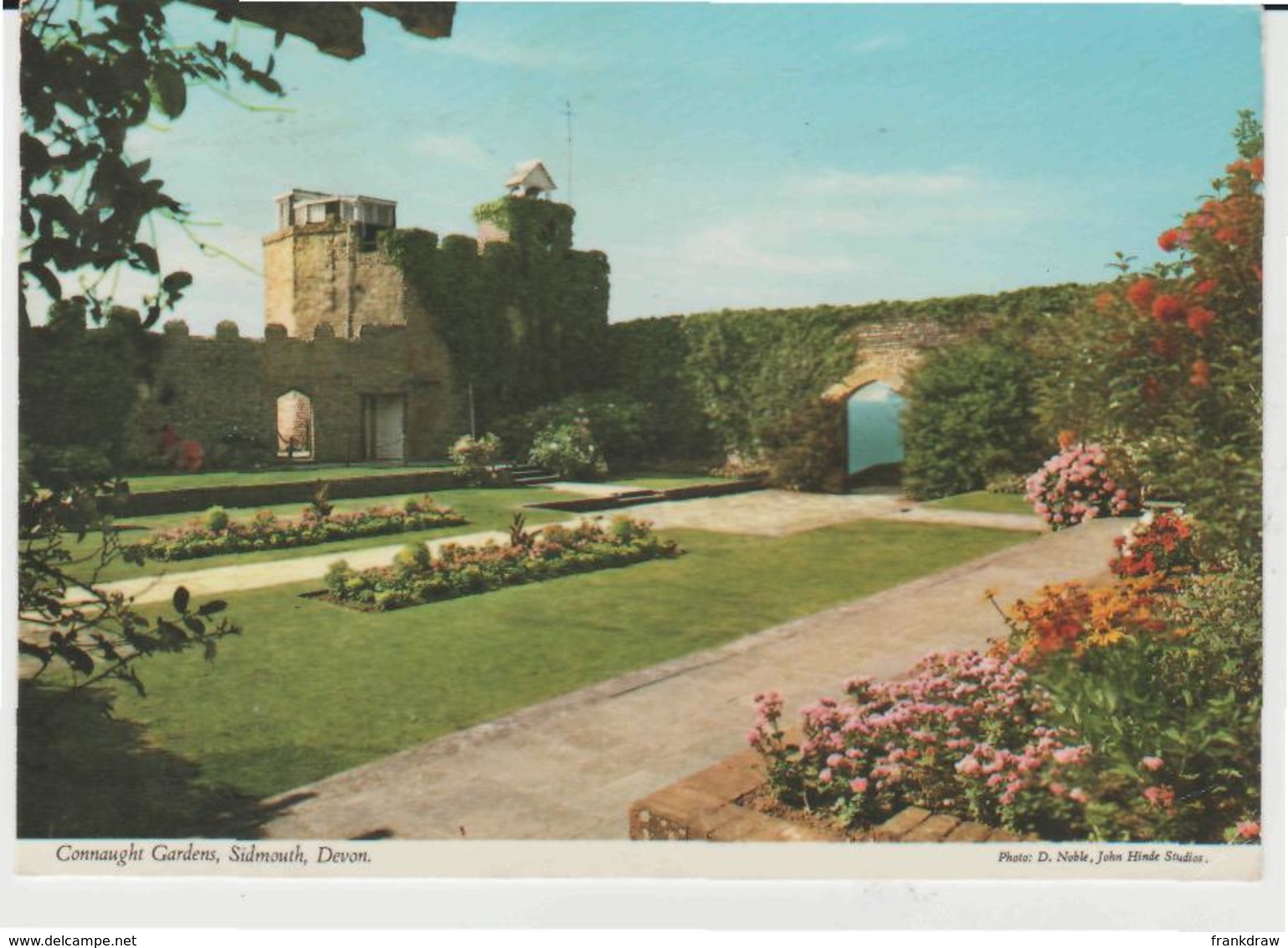 Postcard - Connaught Gardern, Sidmouth, Deven - Posted 27th May 1986 Very Good - Unclassified